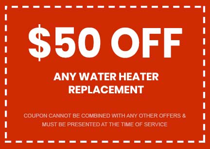 Discount on Water Heater Replacement Service